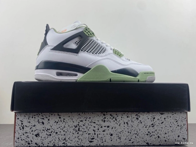 Rep Onekick WMNS Air 4 Jordan Seafoam AQ9129-103 0807